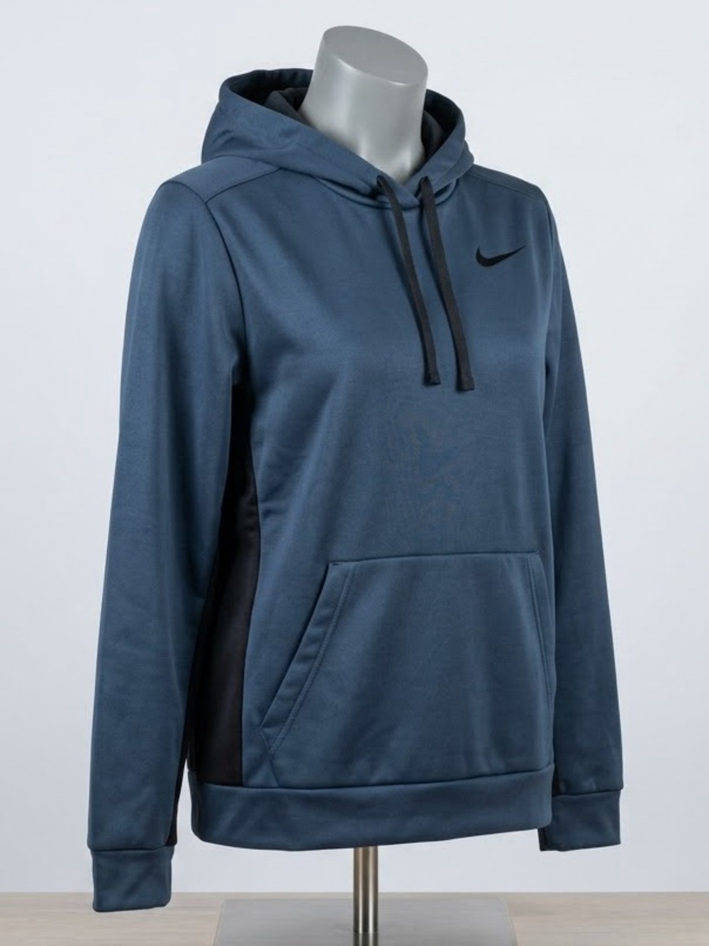 Nike Therma-FIT Hoodie - Men's Size Large - Blue/Black - Great Condition
